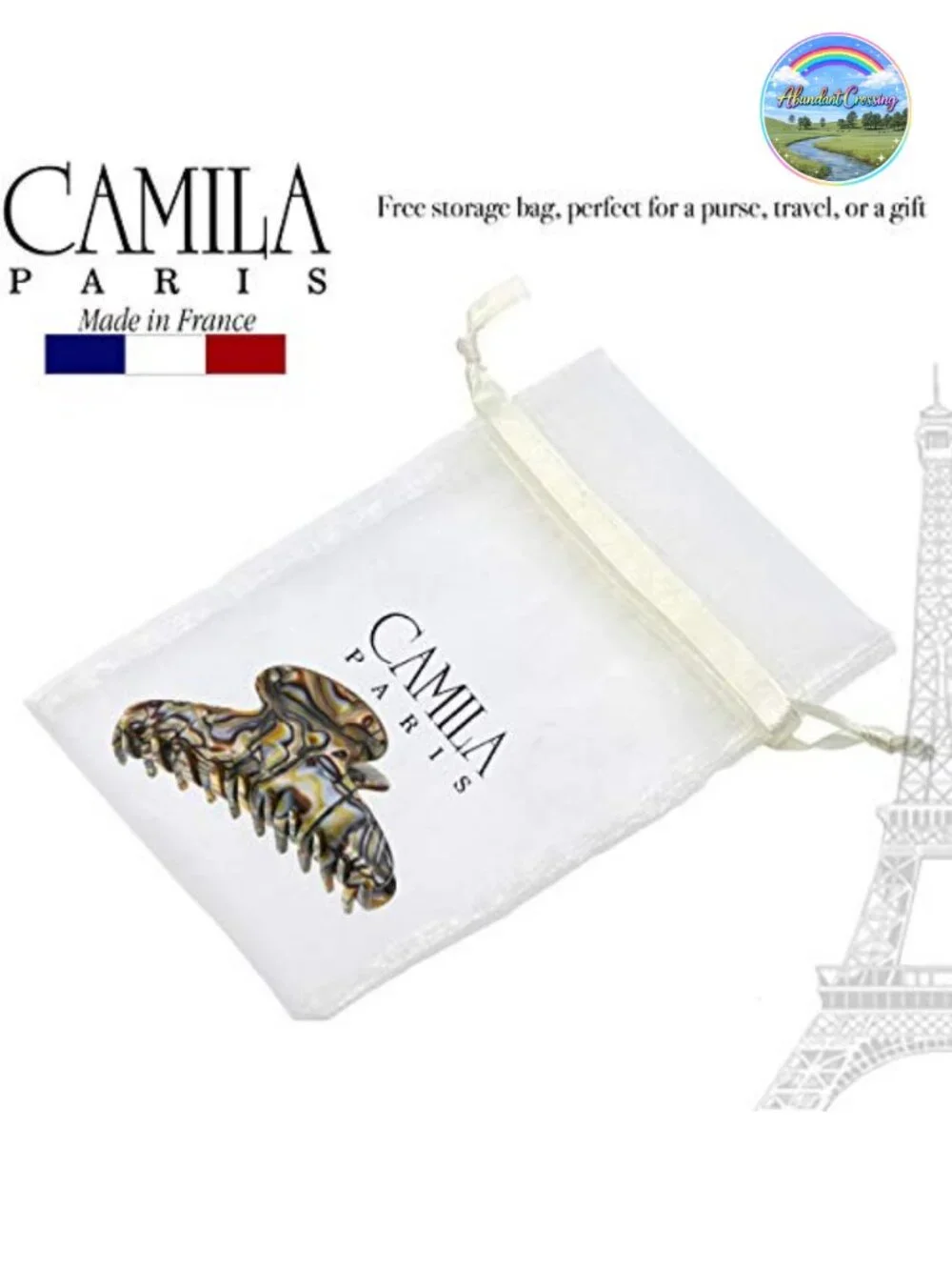 Large Hair Claw Clip for Thick Hair - Strong Hold Cellulose Acetate